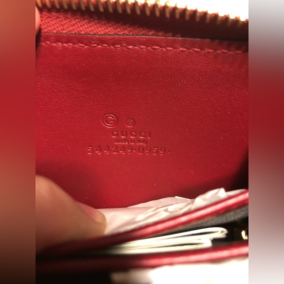 MicroGuccissima Card Holder, Red - Picture 4 of 5